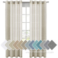 Natural Linen Curtains Rich Linen Blended Sheer Drapes